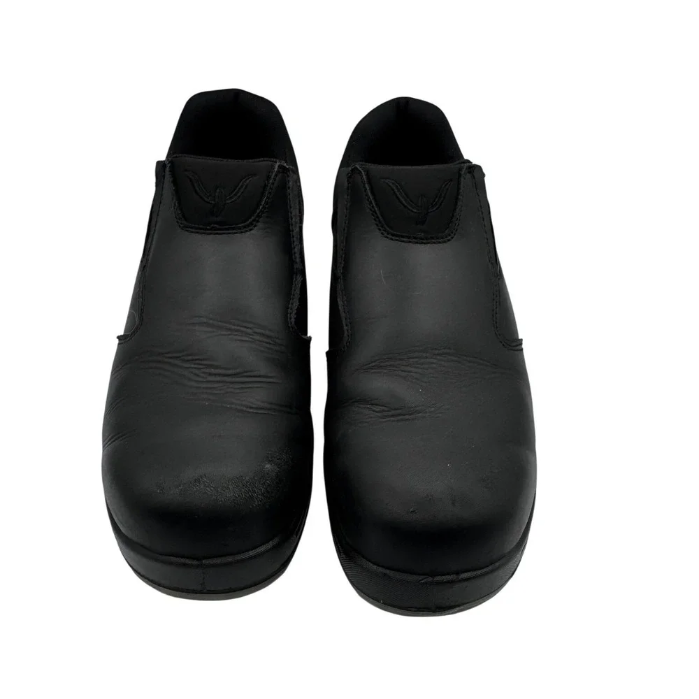 Thorogood Thoro-Flex Men's Black Leather Slip On Work Shoes Size 11.5 M SR ASTM